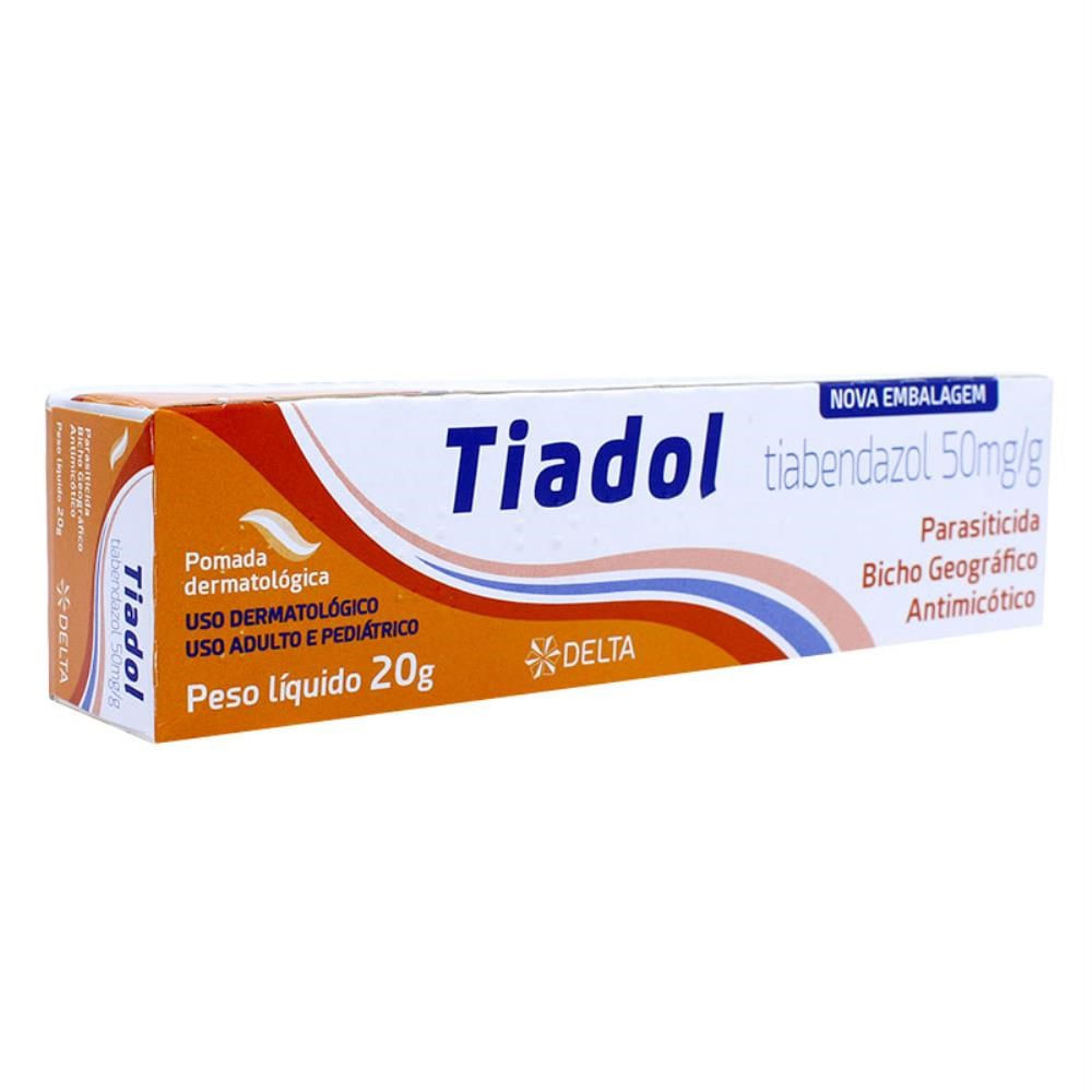 POMADA DERMATOLOGICA TIADOL 50MG/G CELLERA FARMA BISNAGA COM 20G