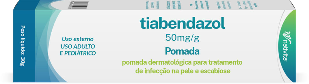 POMADA TIABENDAZOL 50MG NATULAB 30G