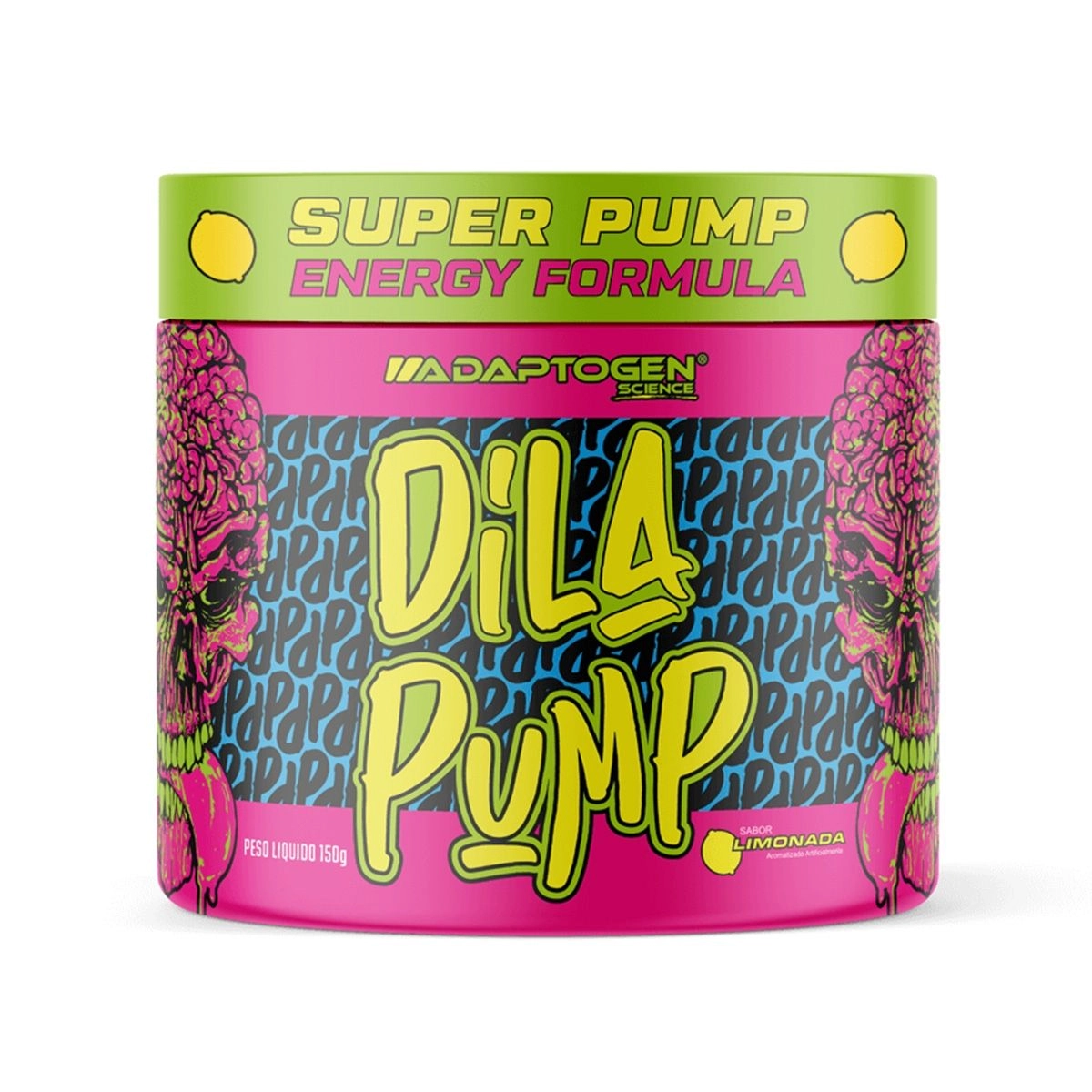 PRE TREINO DILA PUMP ADAPTOGEN SABOR LIMONADA 150G