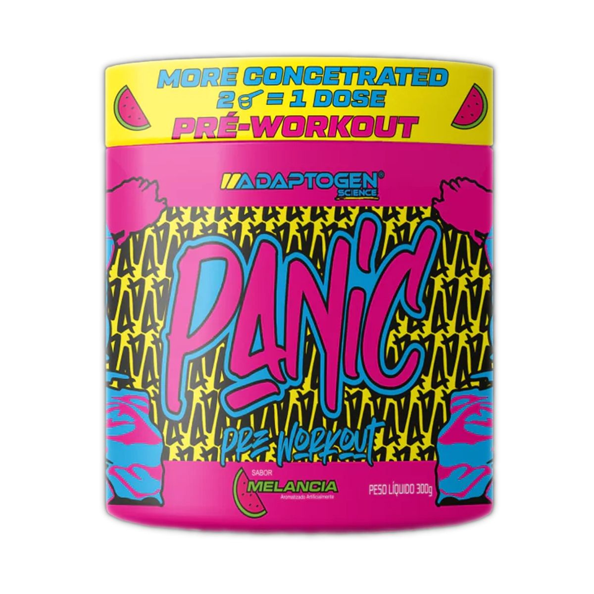 PRE-TREINO PANIC ADAPTOGEN SCIENCE SABOR MELANCIA 300G