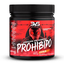 PRE-TREINO PROHIBIDO 3VS SABOR CITRUS 180G