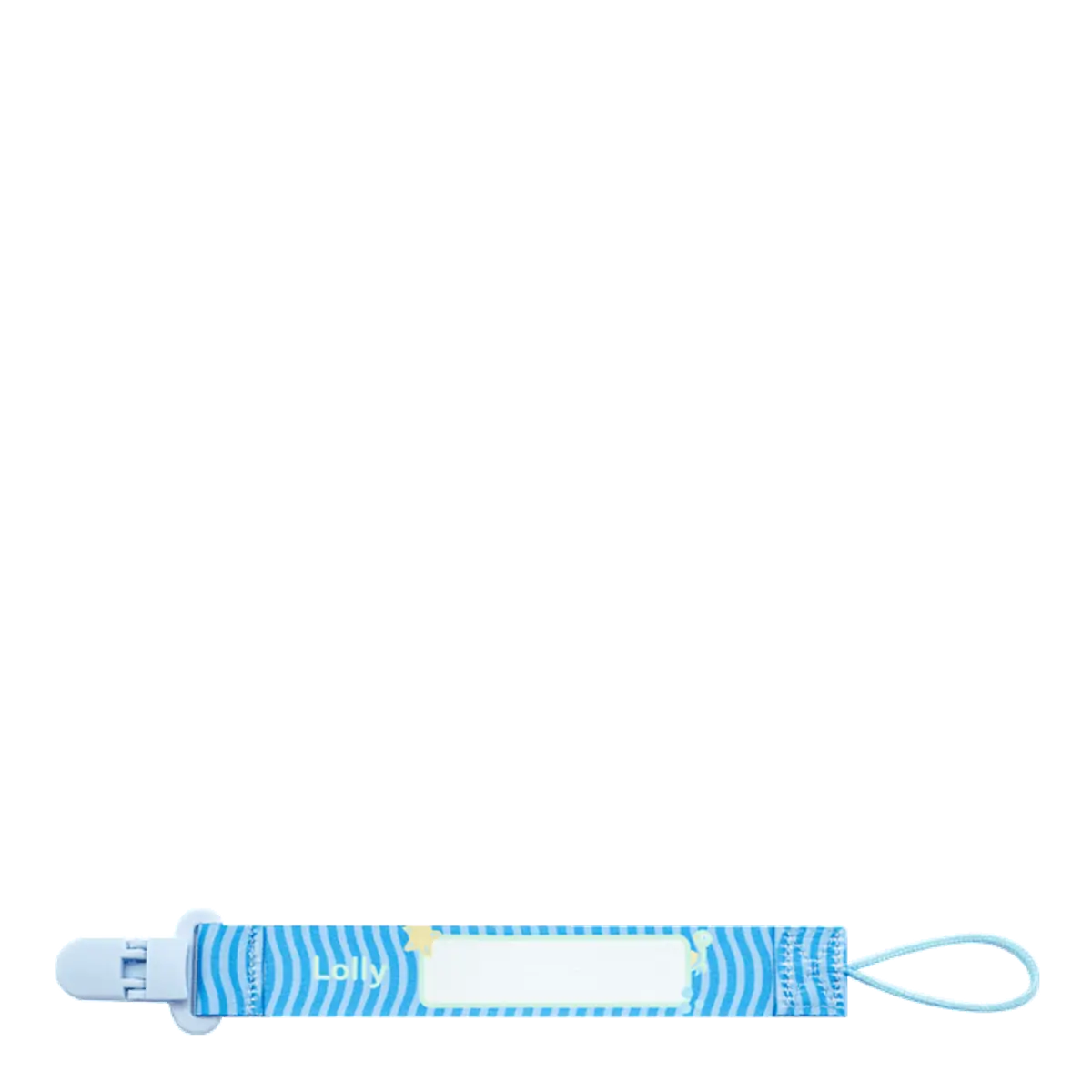 PRENDEDOR DE CHUPETA LOLLY AZUL
