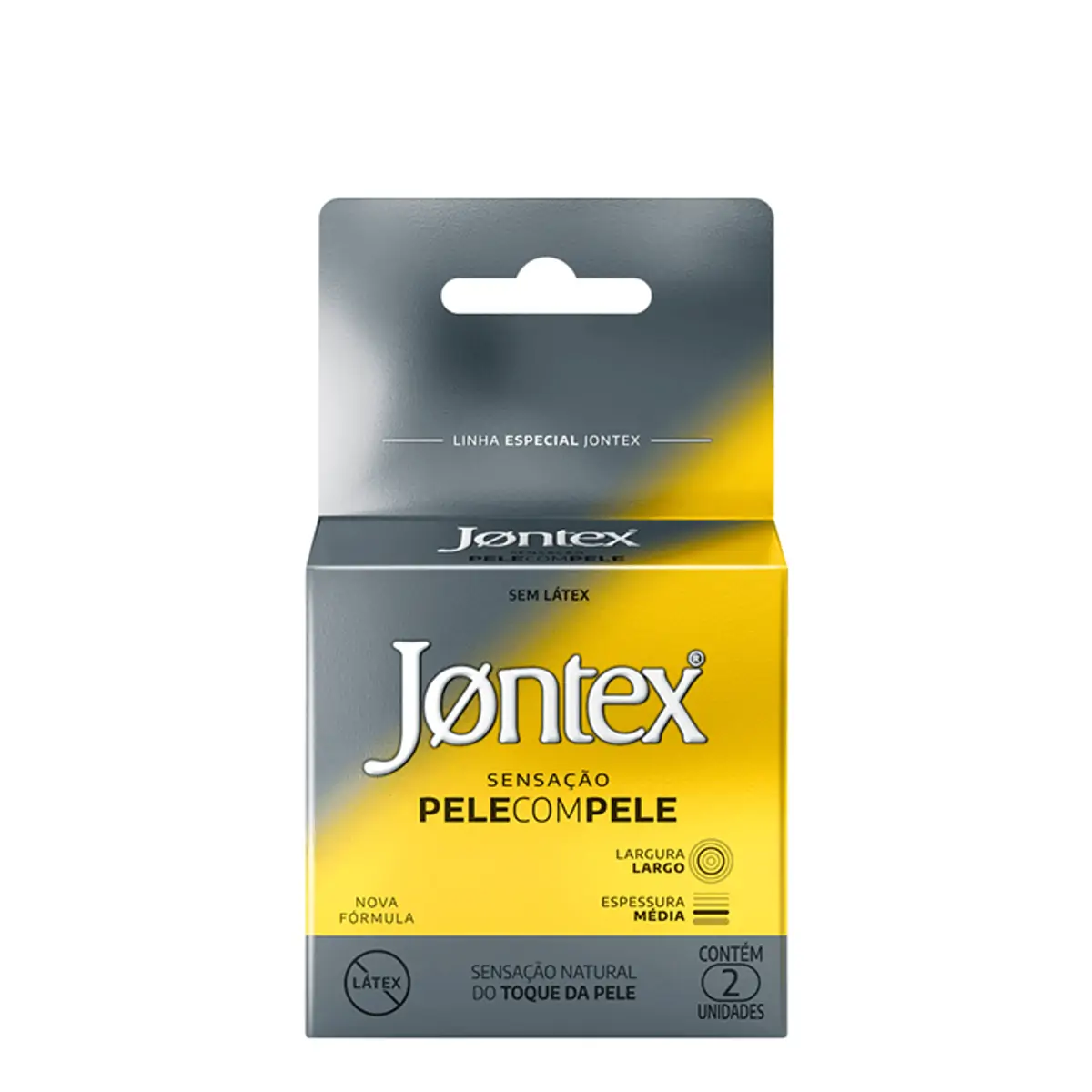 PRESERVATIVO JONTEX PELE COM PELE