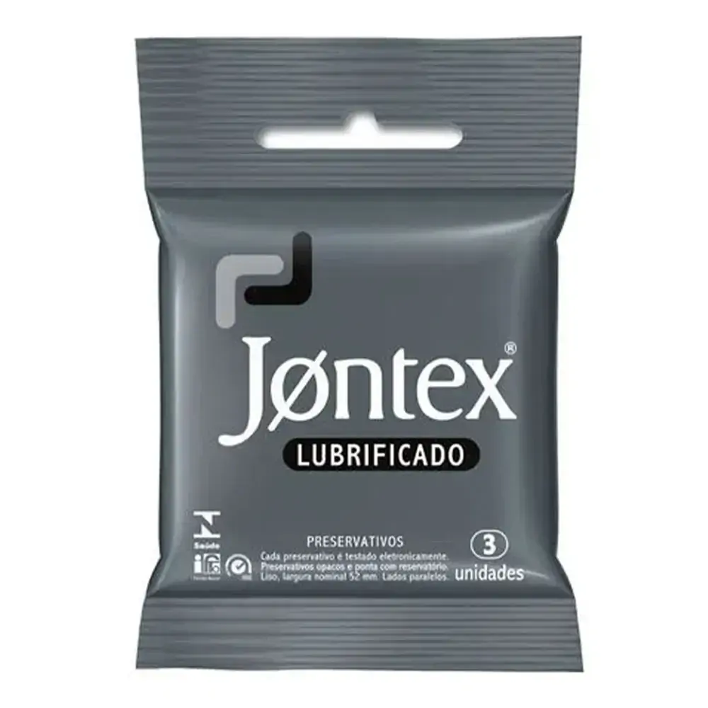 PRESERVATIVO JONTEX TRADICIONAL COM 3 UNIDADES