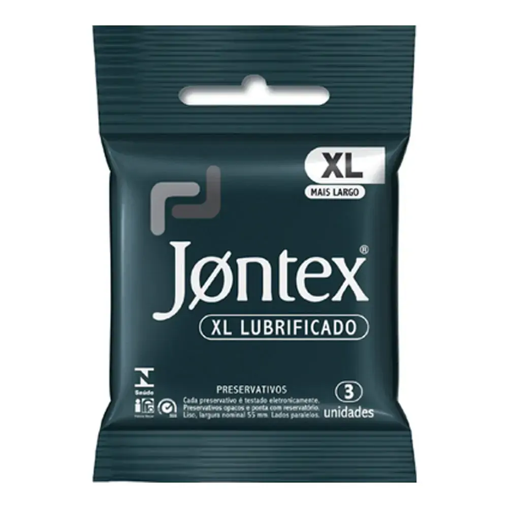 PRESERVATIVO JONTEX XL COM 3 UNIDADES