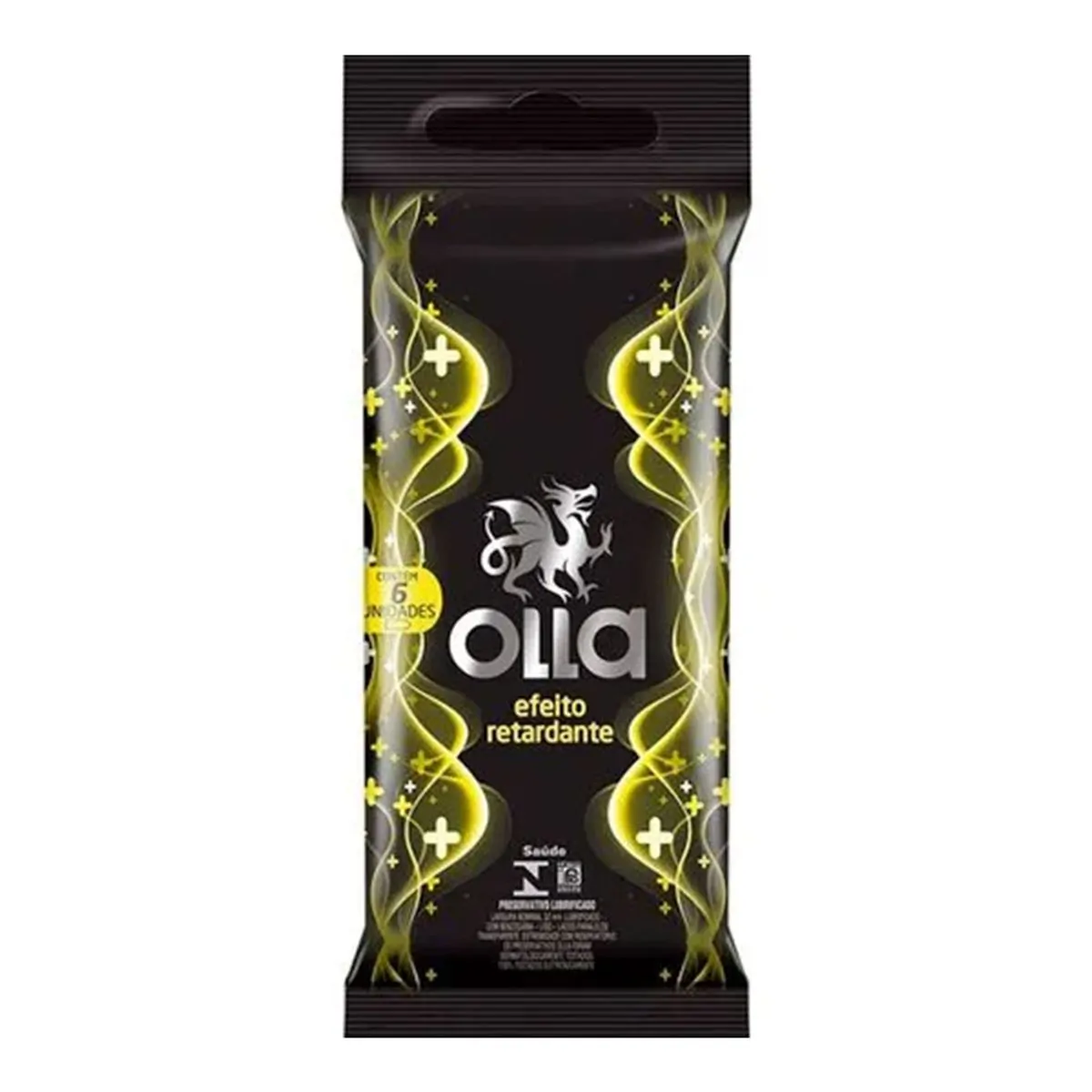 PRESERVATIVO OLLA LUBRIFICADO PROLONG COM 6 UNIDADES