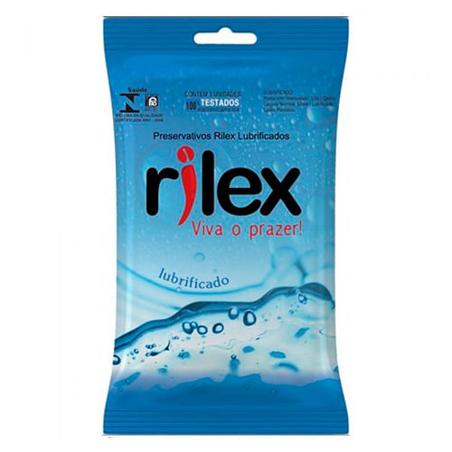 PRESERVATIVO RILEX LUBRIFICADO COM 3 UNIDADES