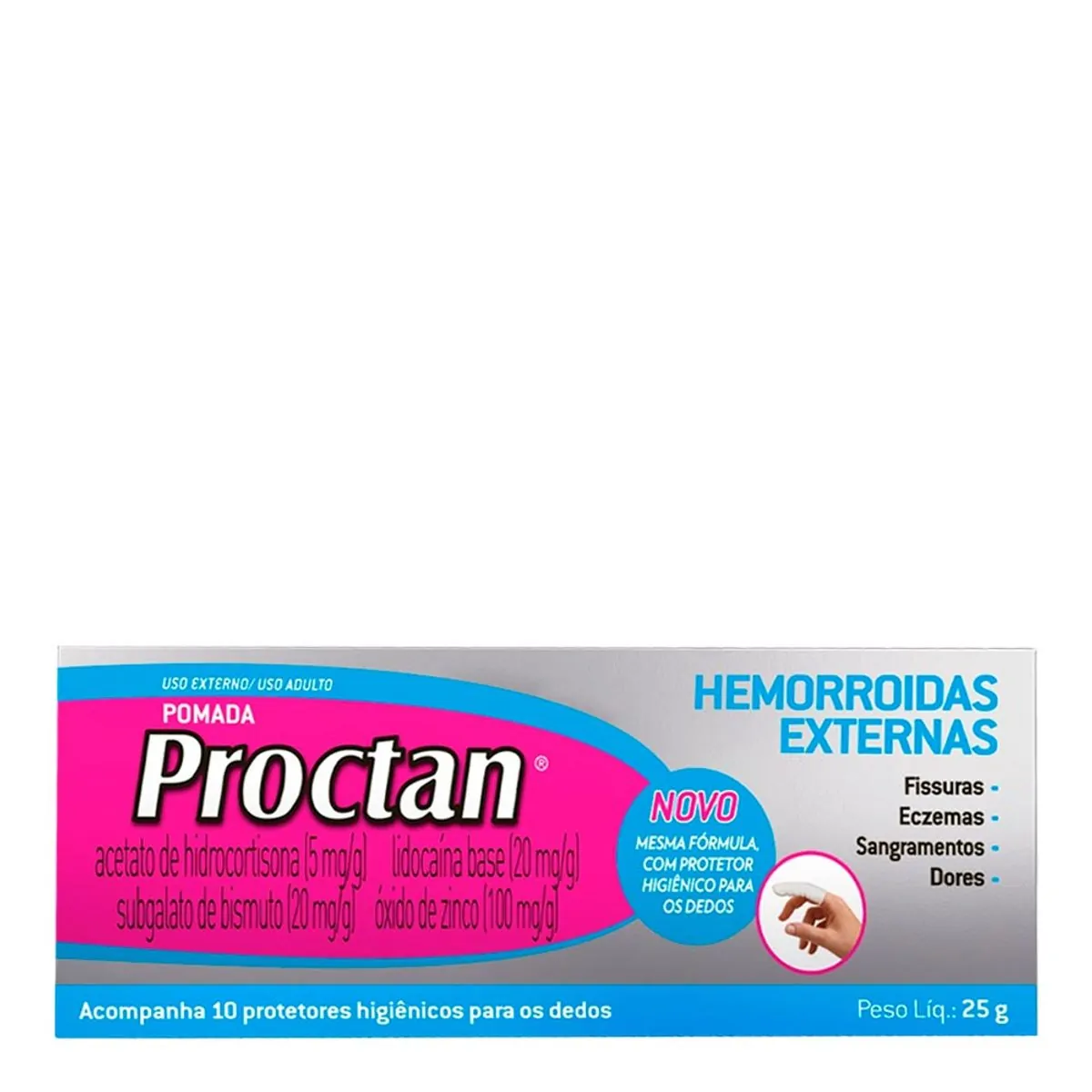 PROCTAN 25G COM 10 LUVAS