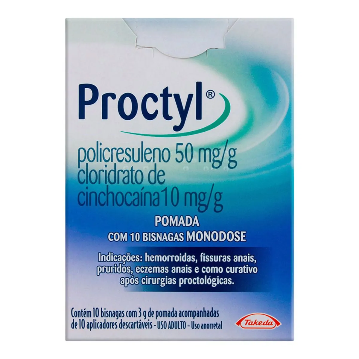 Thumbnail de PROCTYL POMADA 10 BISNAGAS DE 3G COM 10 APLICADORES