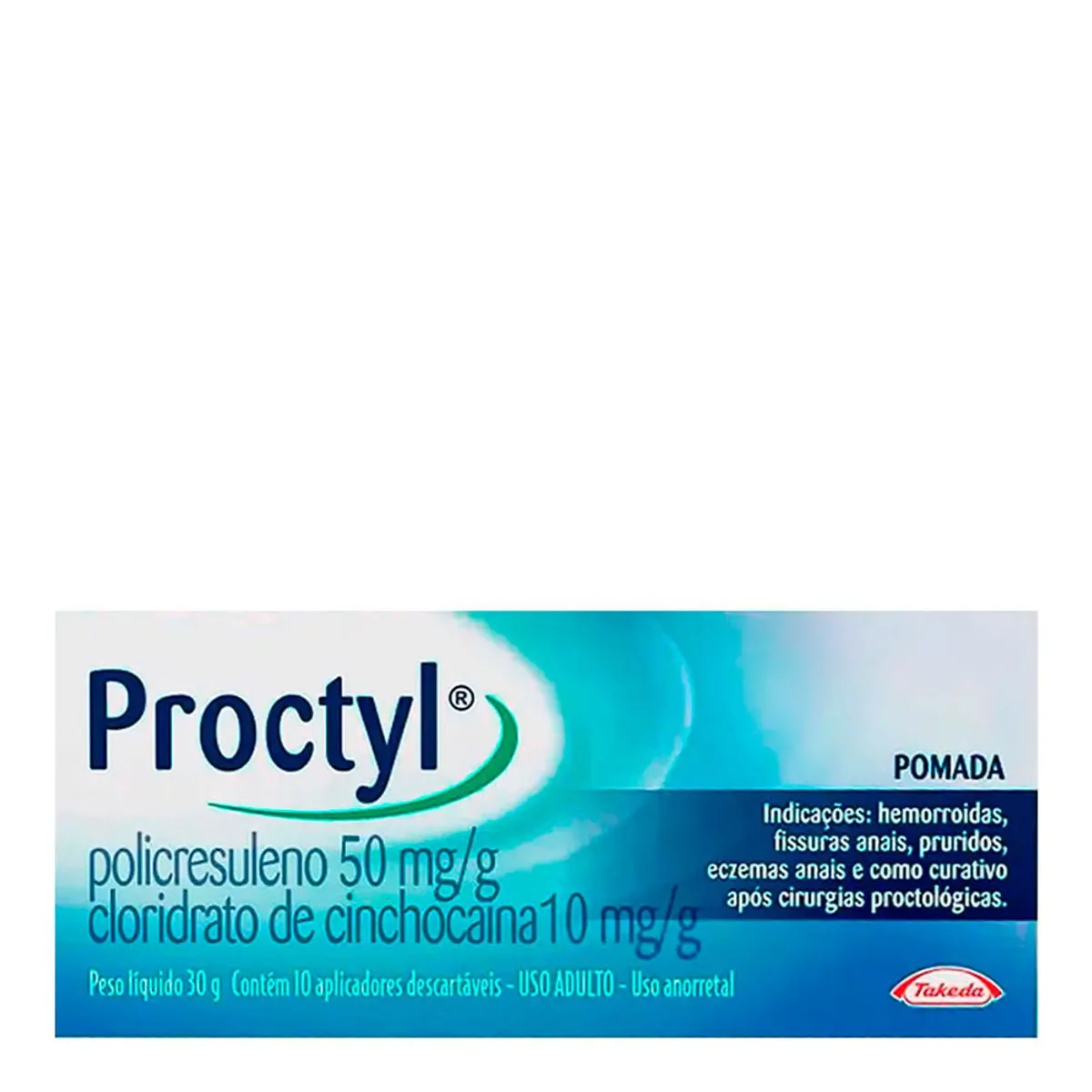 PROCTYL POMADA BISNAGA COM 30G