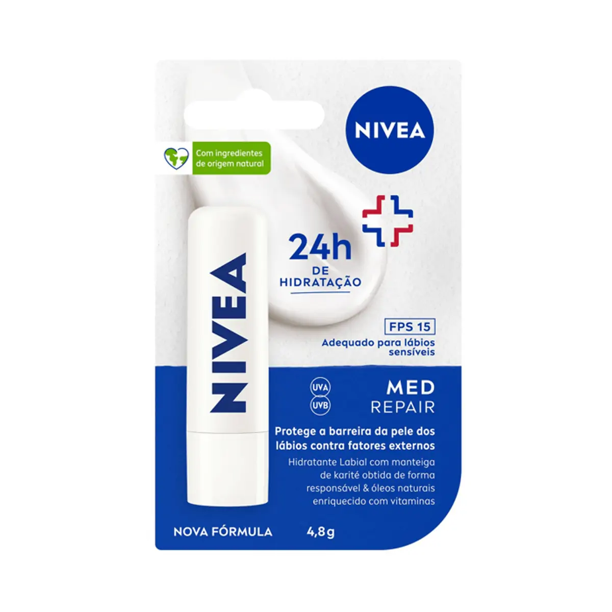 PROTETOR LABIAL NIVEA MED PROTECTION 4,8G