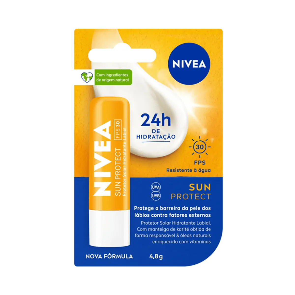 PROTETOR LABIAL NIVEA SUN 4,8G