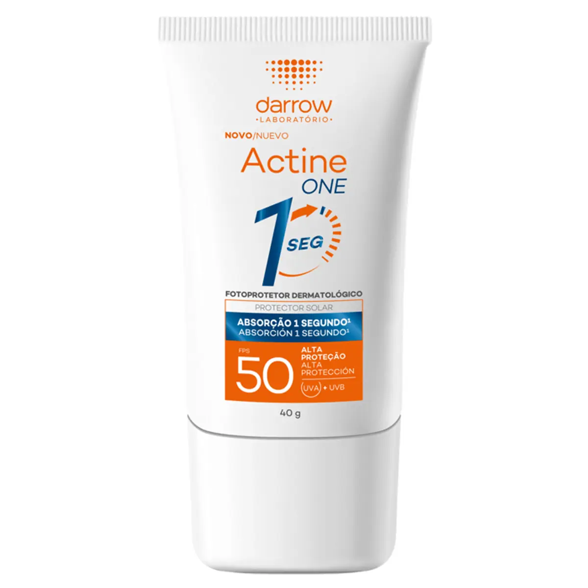 PROTETOR SOLAR DARROW ACTINE ONE FPS50 SEM COR 40G