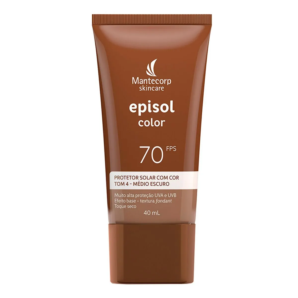 PROTETOR SOLAR EPISOL COLOR FPS70 TOM 4 MEDIO ESCURO 40ML