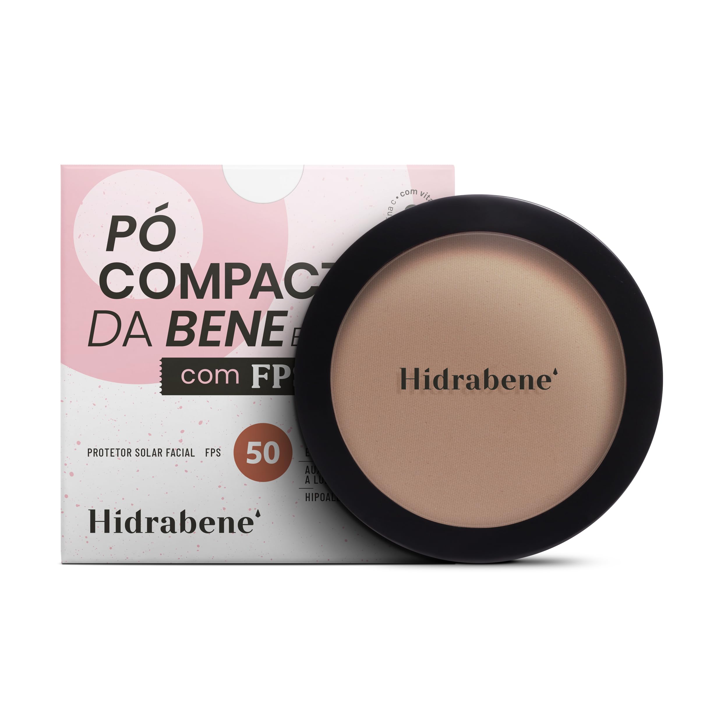 PROTETOR SOLAR FACIAL EM PO HIDRABENE COR ESCURO FPS50 10G
