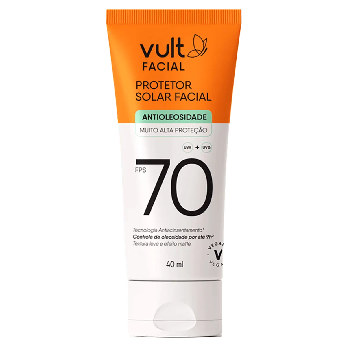 PROTETOR SOLAR FACIAL VULT CARE FPS 70 40ML