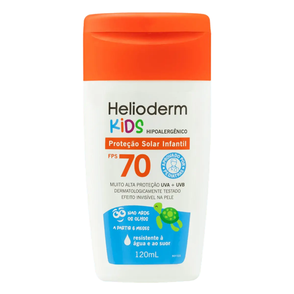 PROTETOR SOLAR INFANTIL HELIODERM KIDS FPS70 120ML