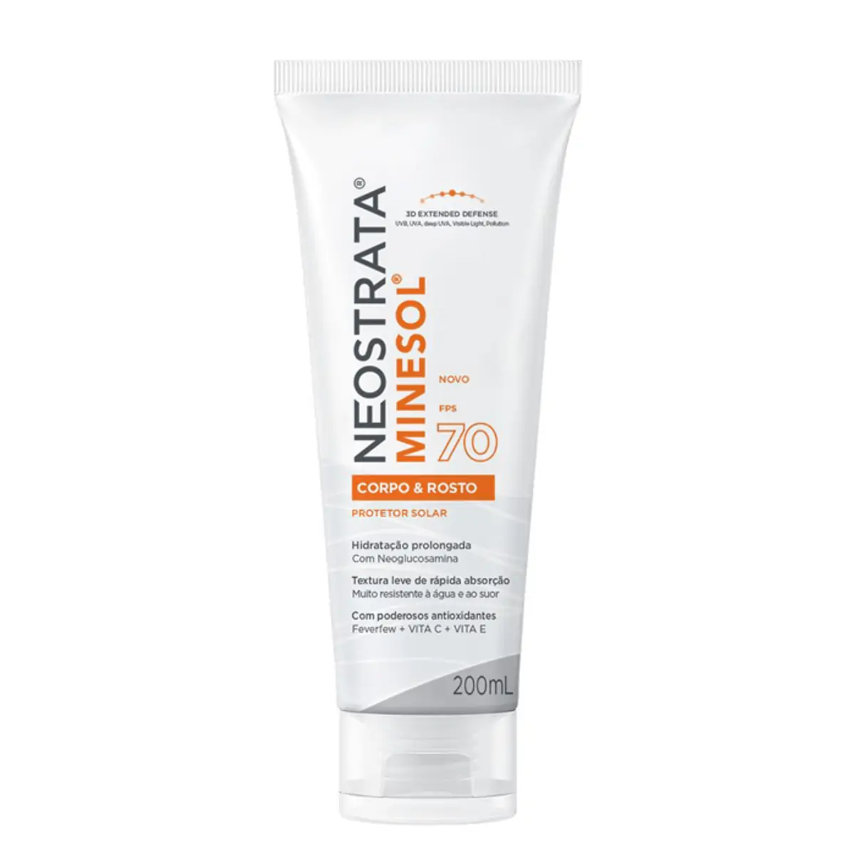 PROTETOR SOLAR NEUTROGENA MINESOL COR ROSA FPS70 200ML
