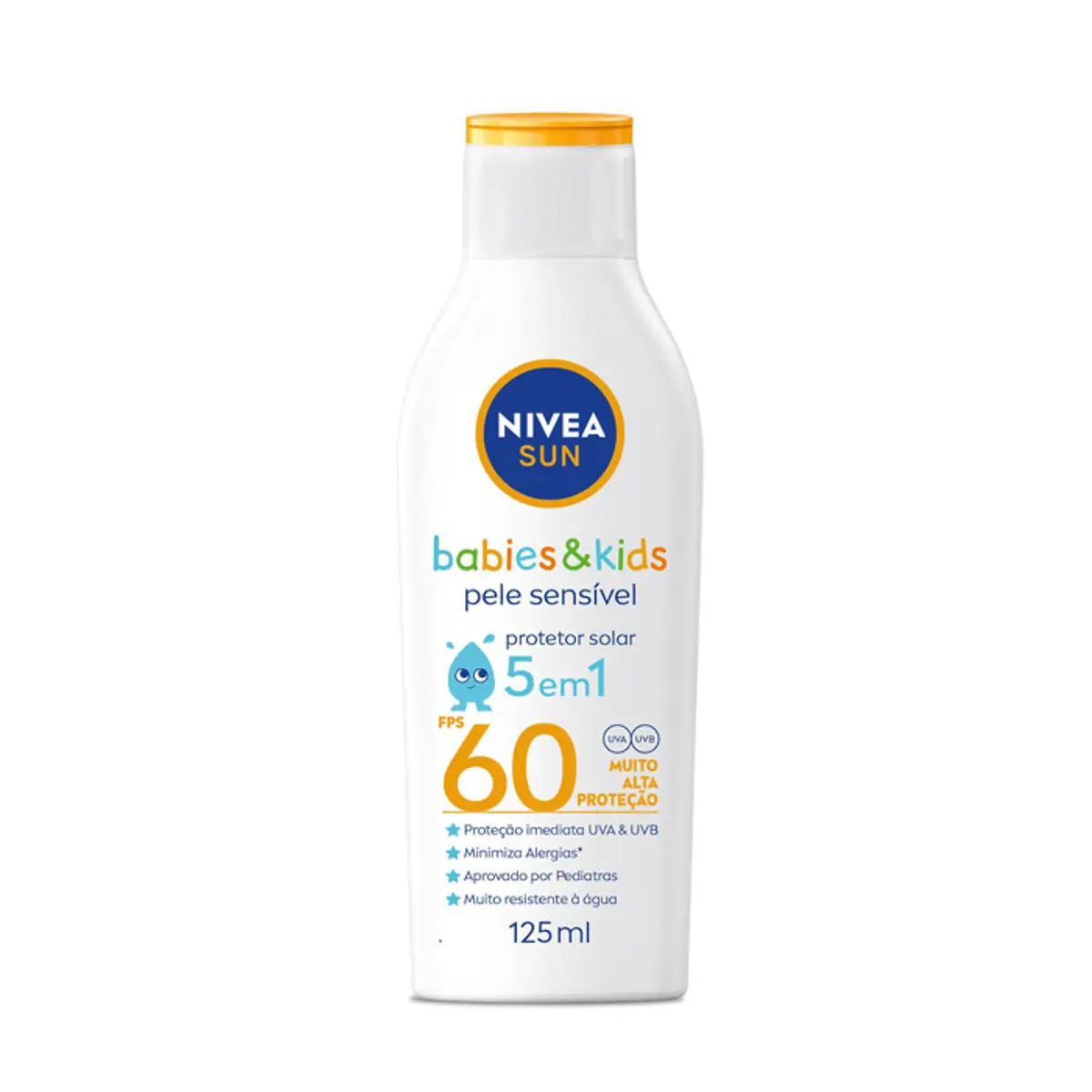 PROTETOR SOLAR NIVEA SUN KIDS SENSITIVE FPS60 125ML