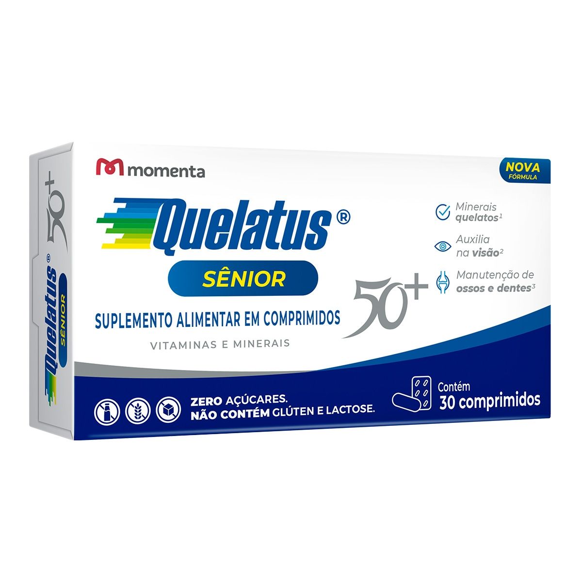 QUELATUS SENIOR COM 30 COMPRIMIDOS