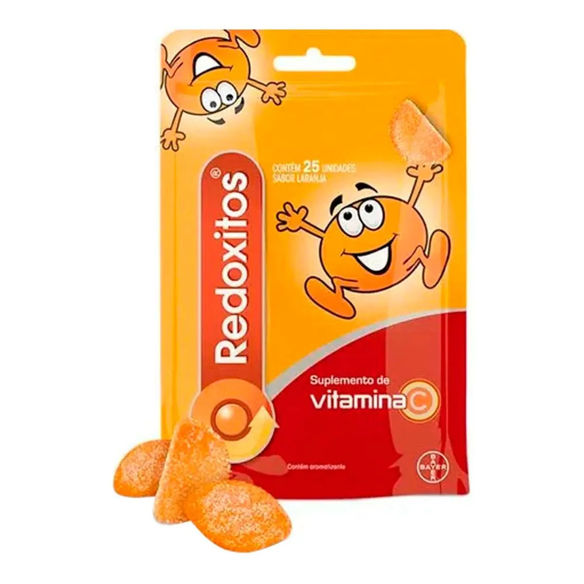 REDOXITOS SABOR LARANJA COM 25 UNIDADES