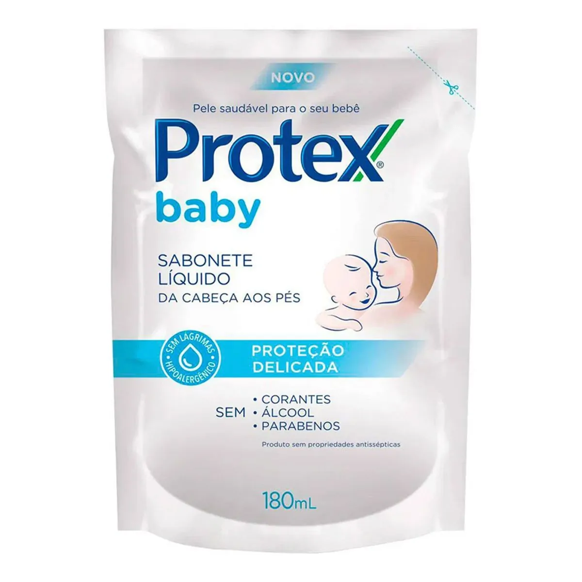 REFIL SABONETE LIQUIDO PROTEX BABY PROTECAO DELICADA 180ML