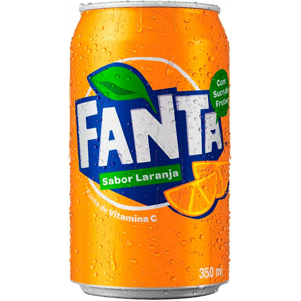 REFRIGERANTE FANTA LARANJA LATA 350ML