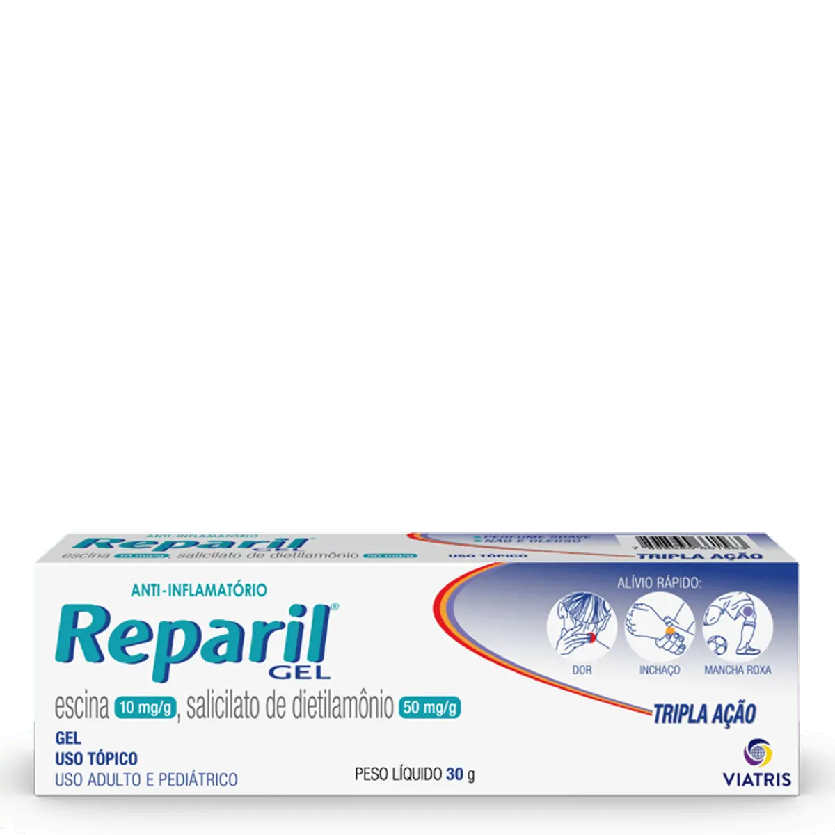 REPARIL 10MG+50MG/G GEL BISNAGA COM 30G