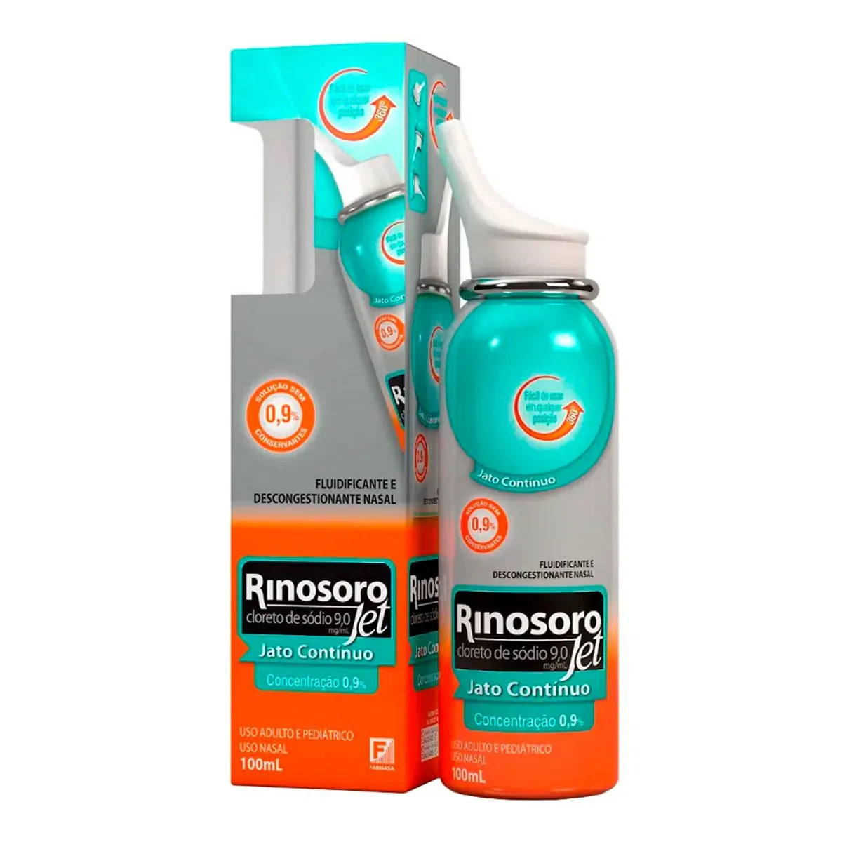 Thumbnail de RINOSORO JET 0,9% SPRAY NASAL FRASCO COM 100ML