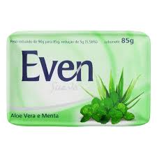 SABONETE EM BARRA ALOE VERA E MENTA 85G
