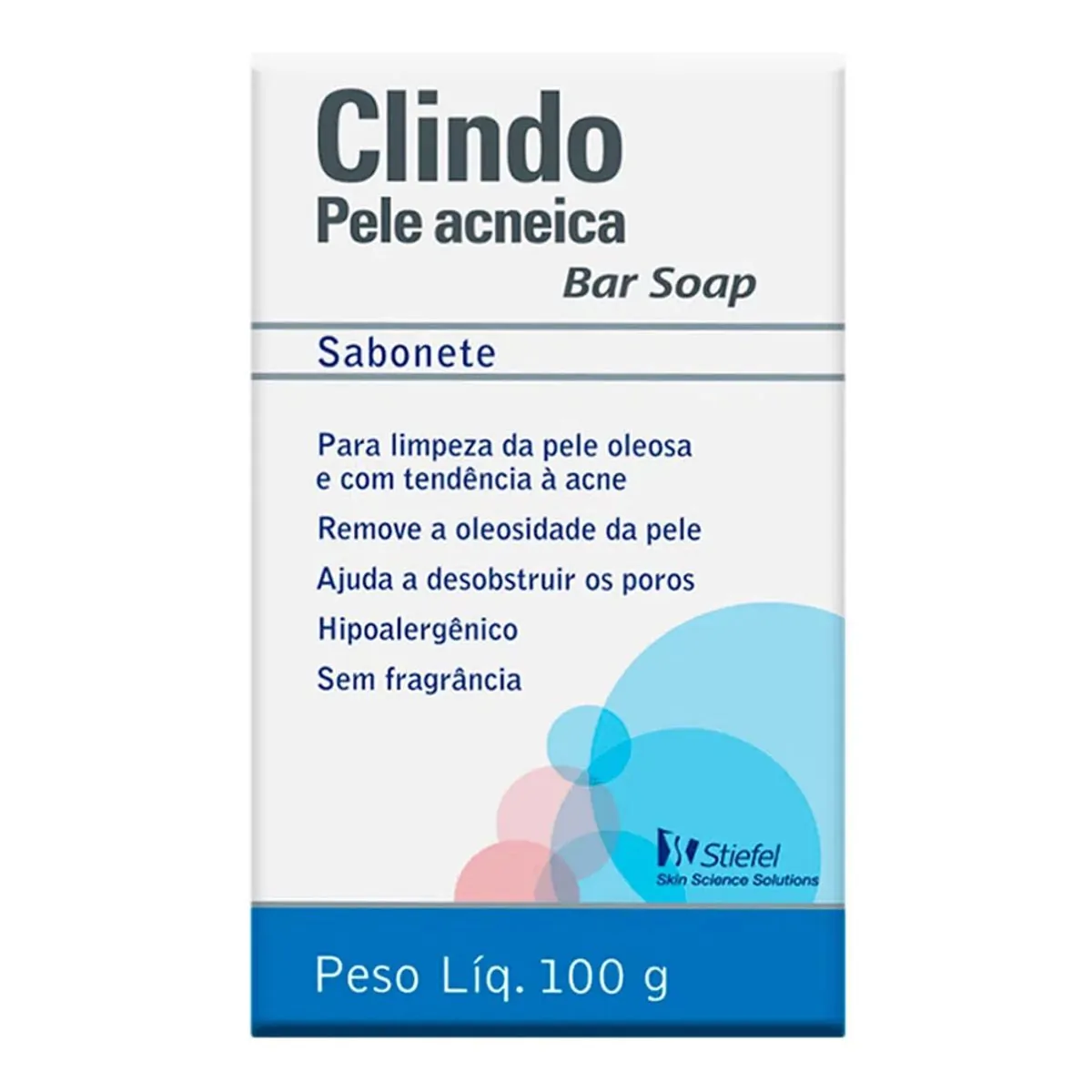 SABONETE EM BARRA CLINDO PELE ACNEICA 100G