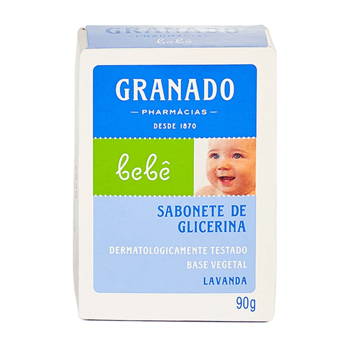 SABONETE EM BARRA DE GLICERINA GRANADO LAVANDA 90G