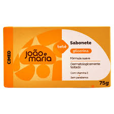 SABONETE EM BARRA JOAO E MARIA BABY GLICERINADO 75G