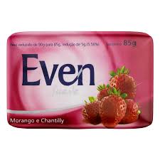 SABONETE EVEN SUAVE MORANGO E CHANTILLY 85G