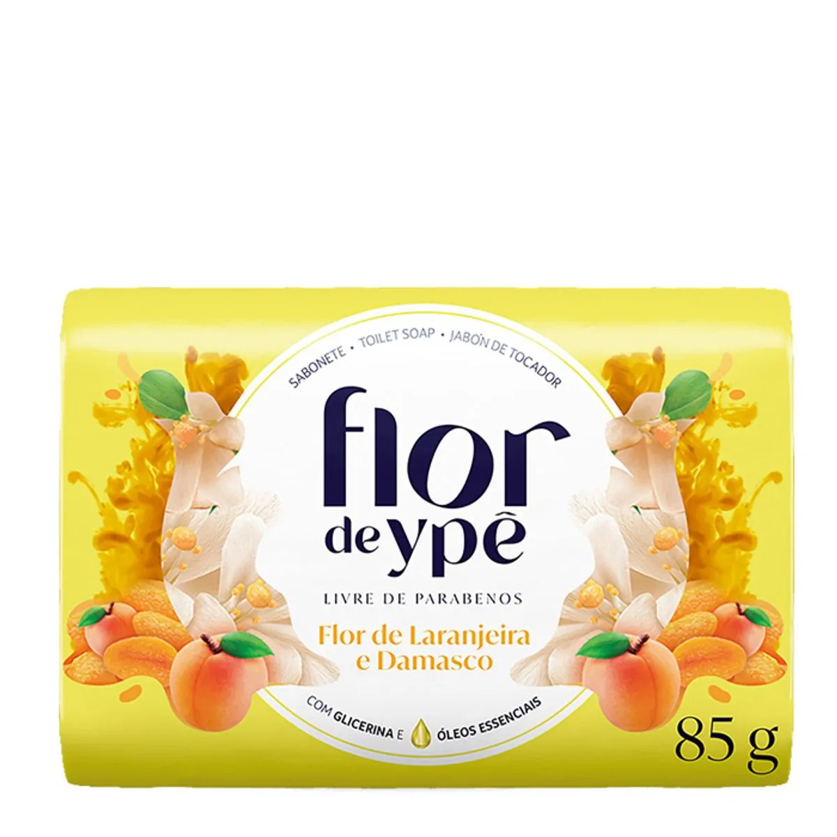 SABONETE FLOR DE YPE FLOR DE LARANJEIRA E DAMASCO 85G