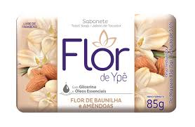 SABONETE FLOR DE YPE SUAVE FLOR DE BAUNILHA E AMENDOAS 85G