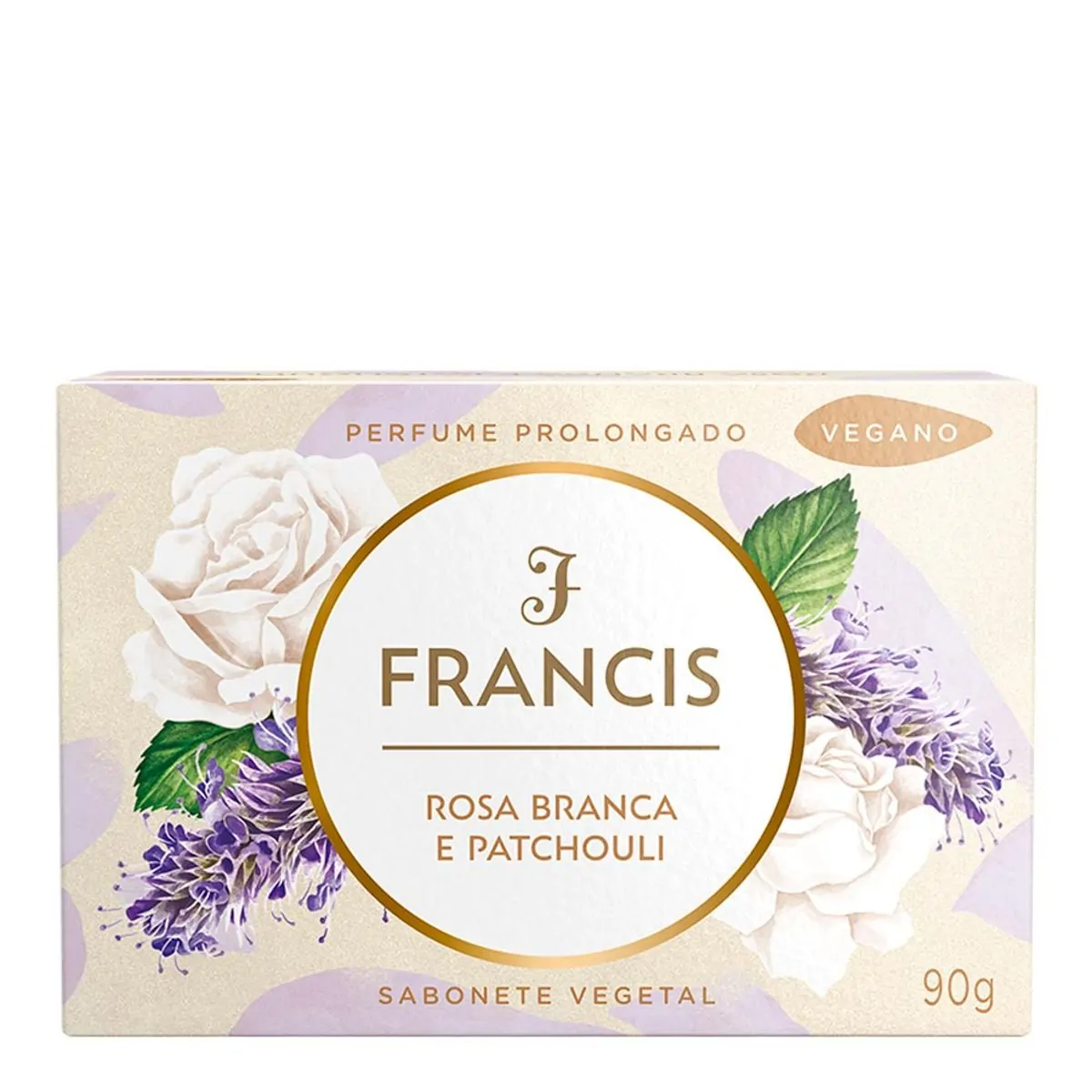 SABONETE FRANCIS ROSA BRANCA E PATCHOULI 90G