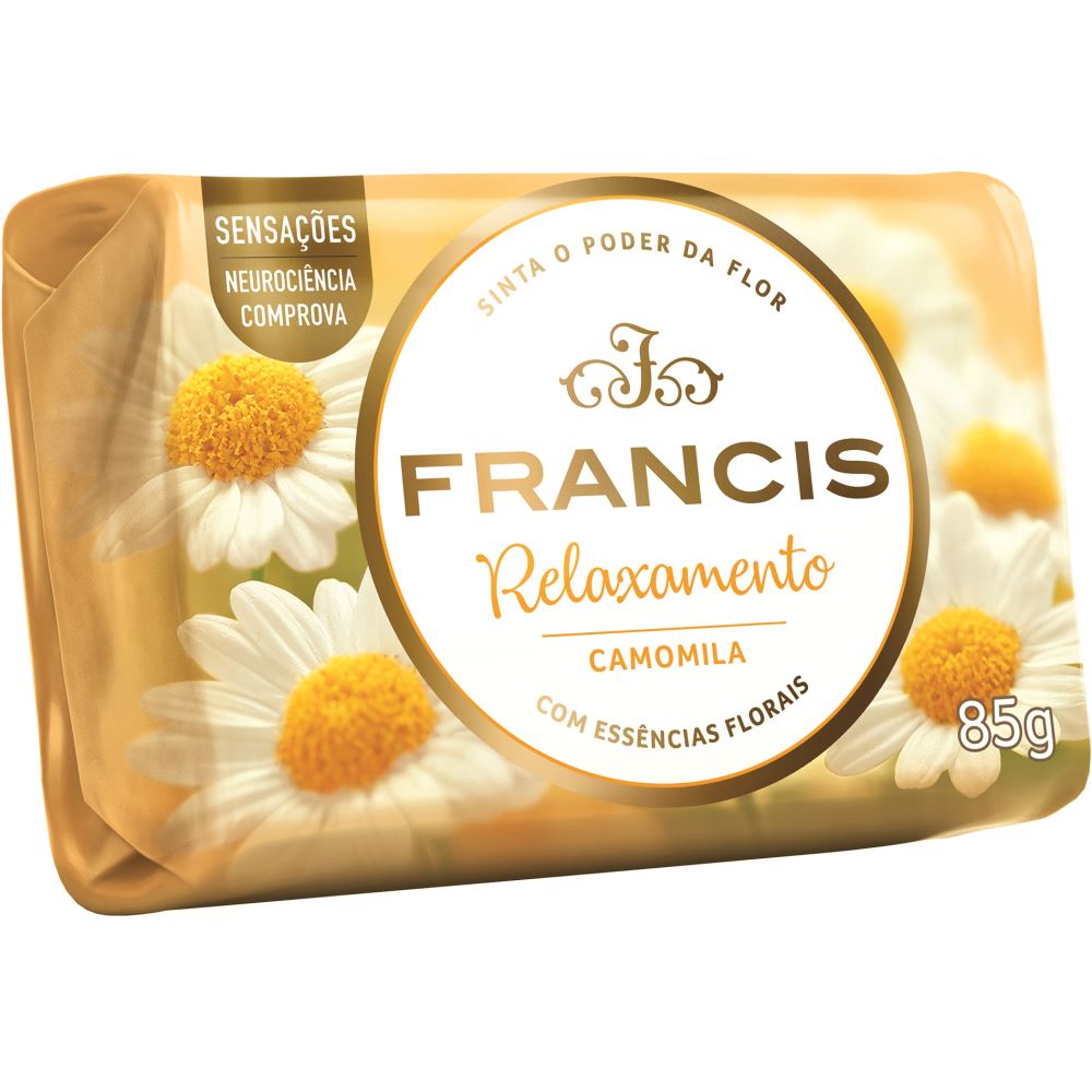 SABONETE FRANCIS SUAVE AMARELO 85G