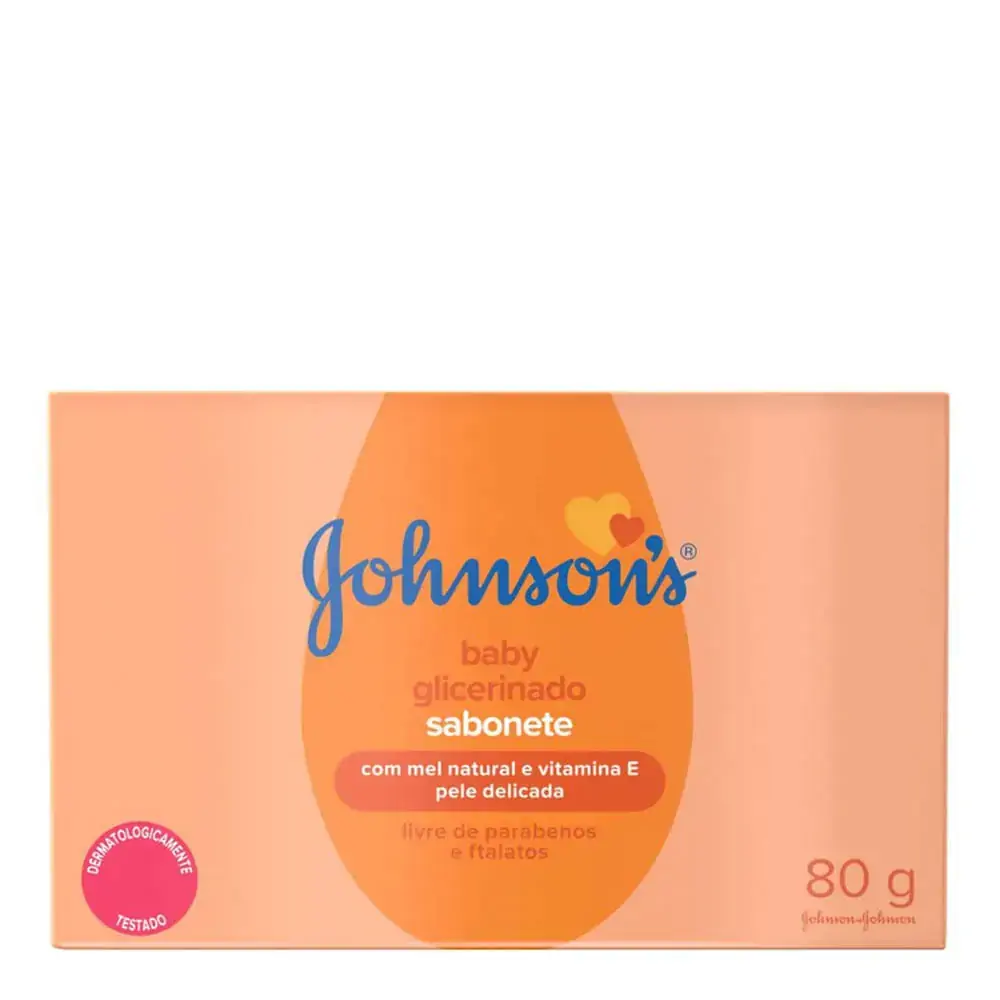 SABONETE INFANTIL JOHNSON'S BABY GLICERINADO 80G