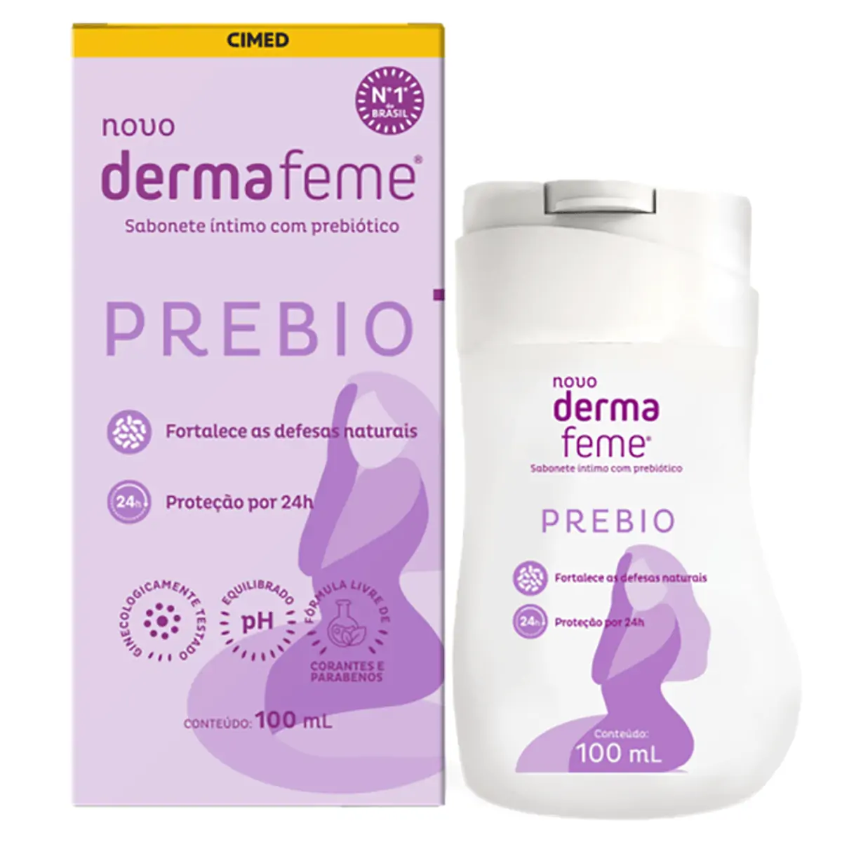 SABONETE INTIMO DERMAFEME PREBIOTICO 100ML