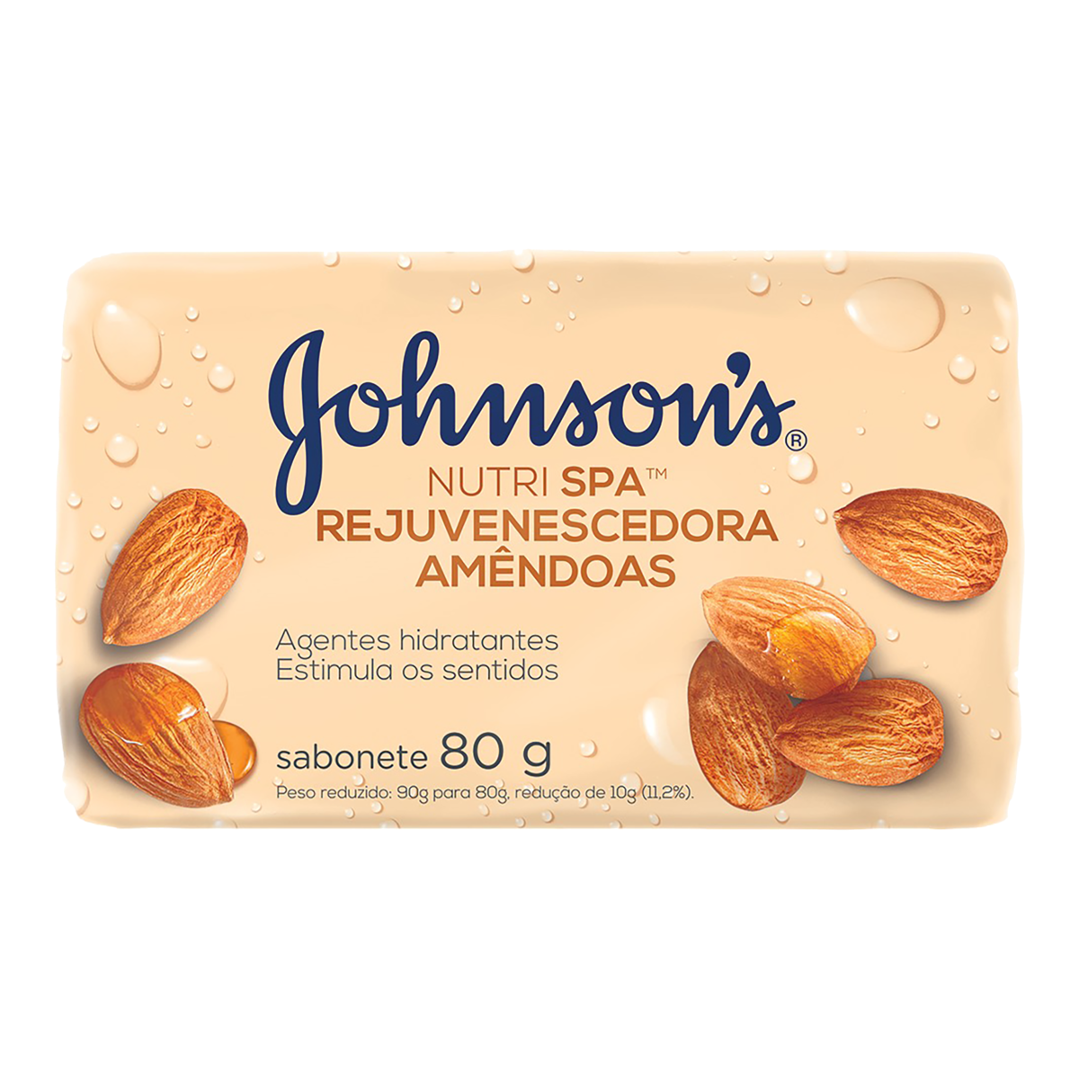 SABONETE JOHNSON'S AMENDOAS 80G