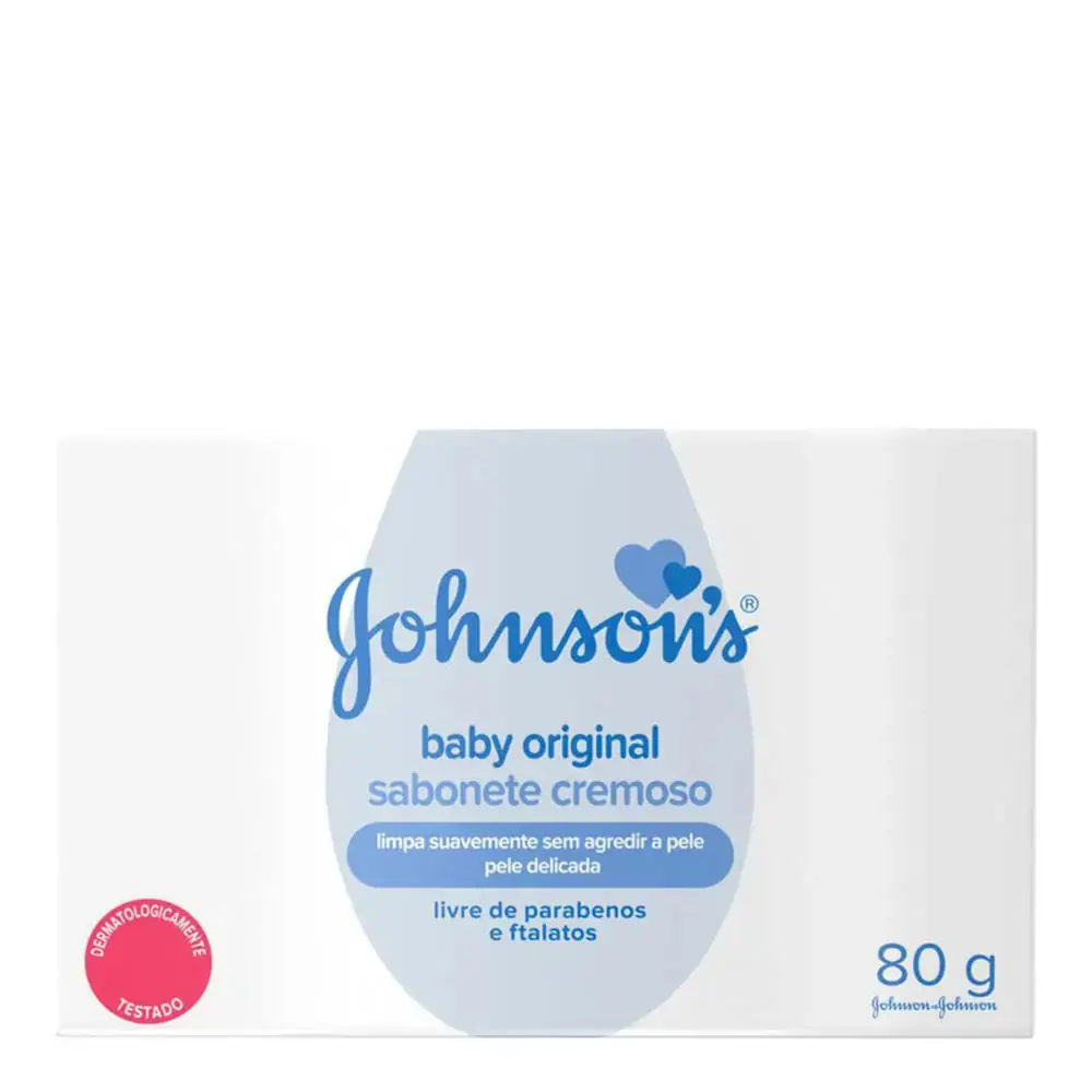 SABONETE JOHNSON'S BABY BRANCO 6X80G