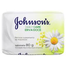 SABONETE JOHNSON'S DAILY CARE ERVA DOCE 80G