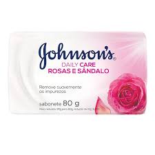 SABONETE JOHNSON'S ROSAS E SANDALO 80G