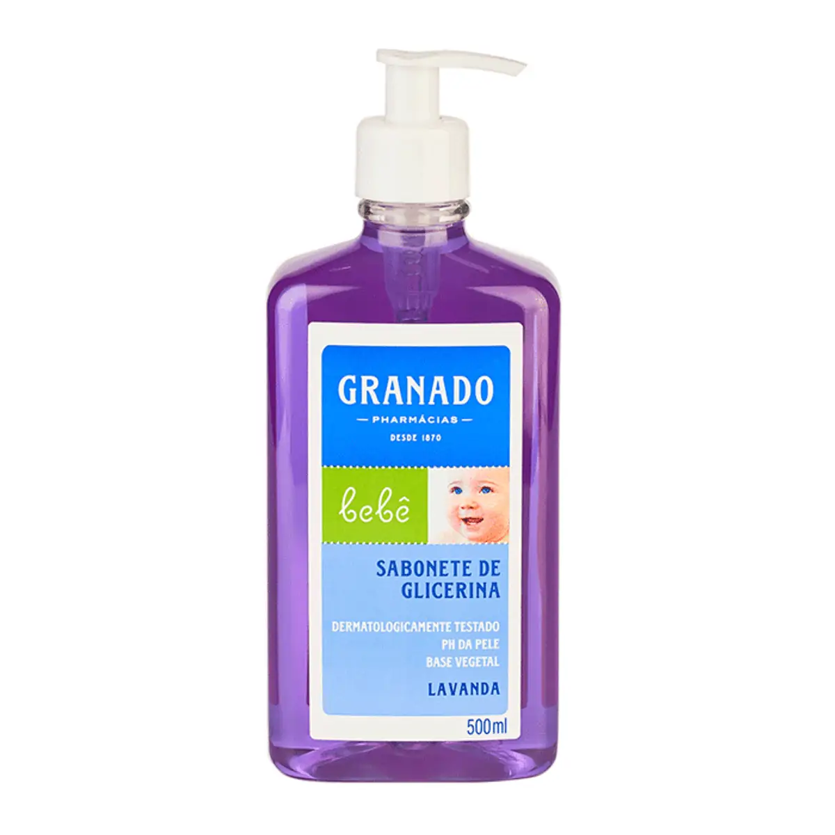 SABONETE LIQUIDO BEBE GRANADO LAVANDA 500ML