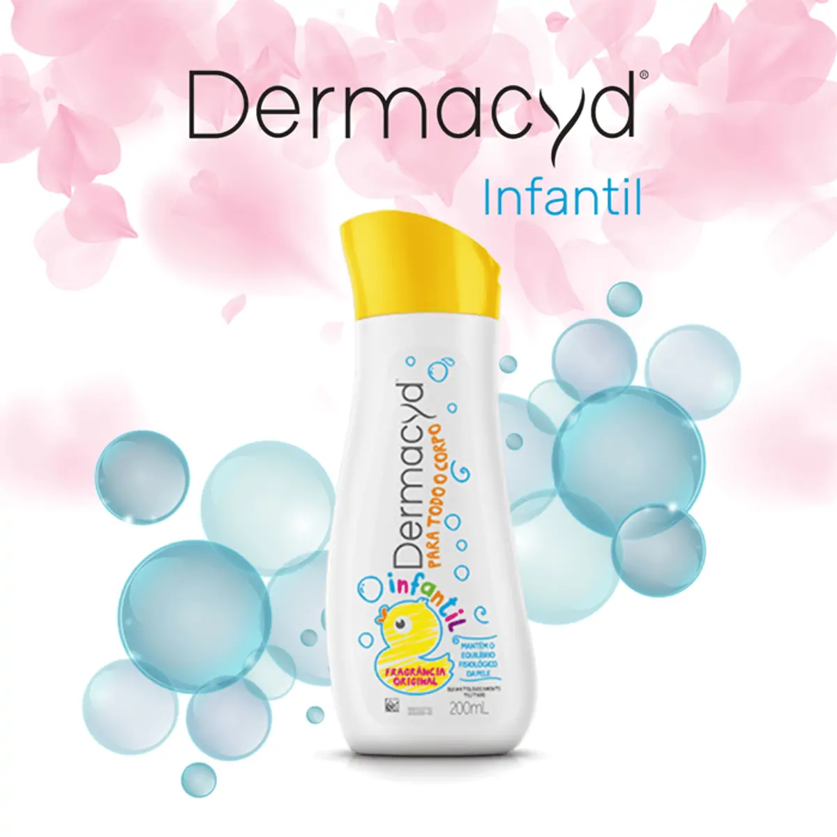 SABONETE LIQUIDO DERMACYD INFANTIL 200ML