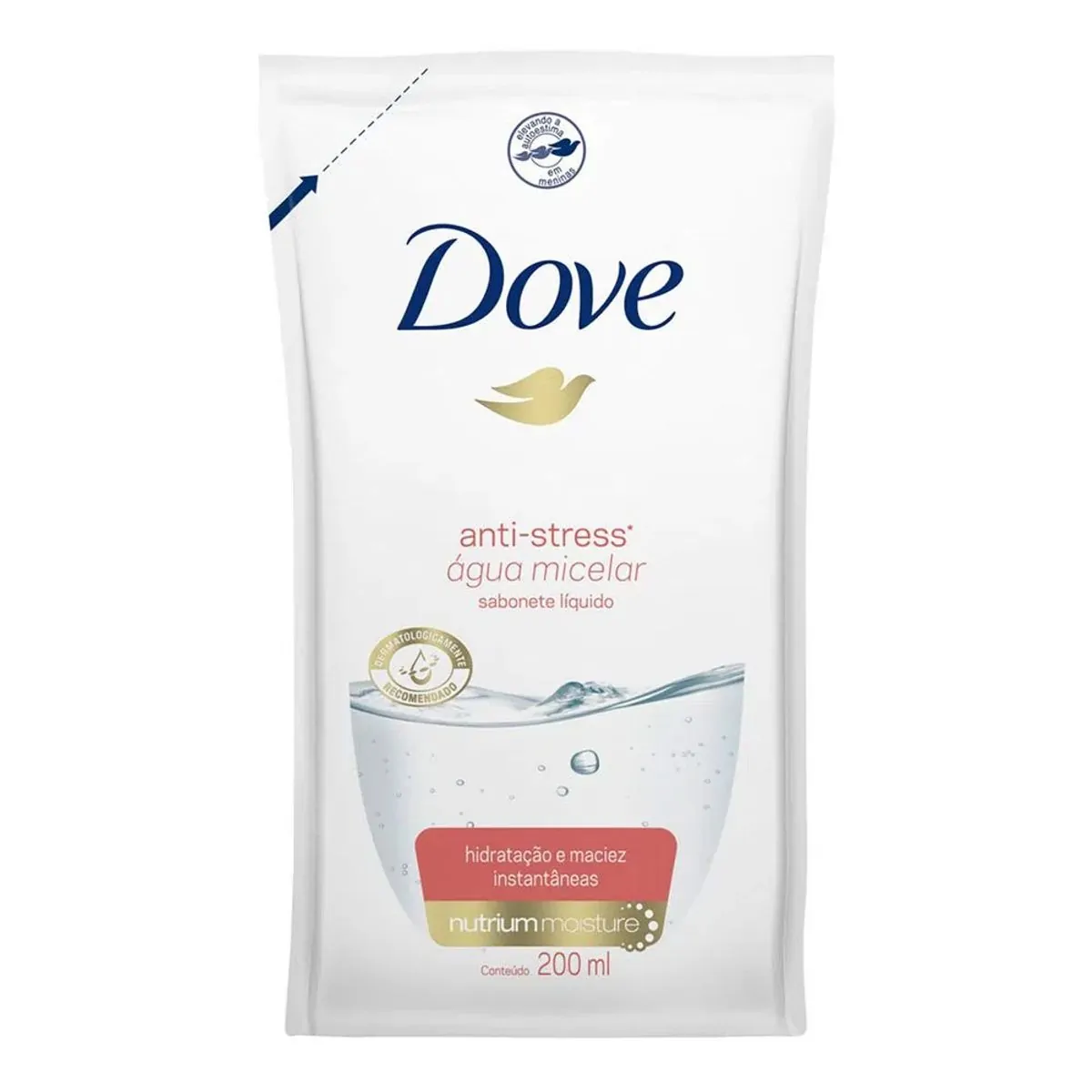 SABONETE LIQUIDO DOVE ANTI STRESS REFIL 200ML