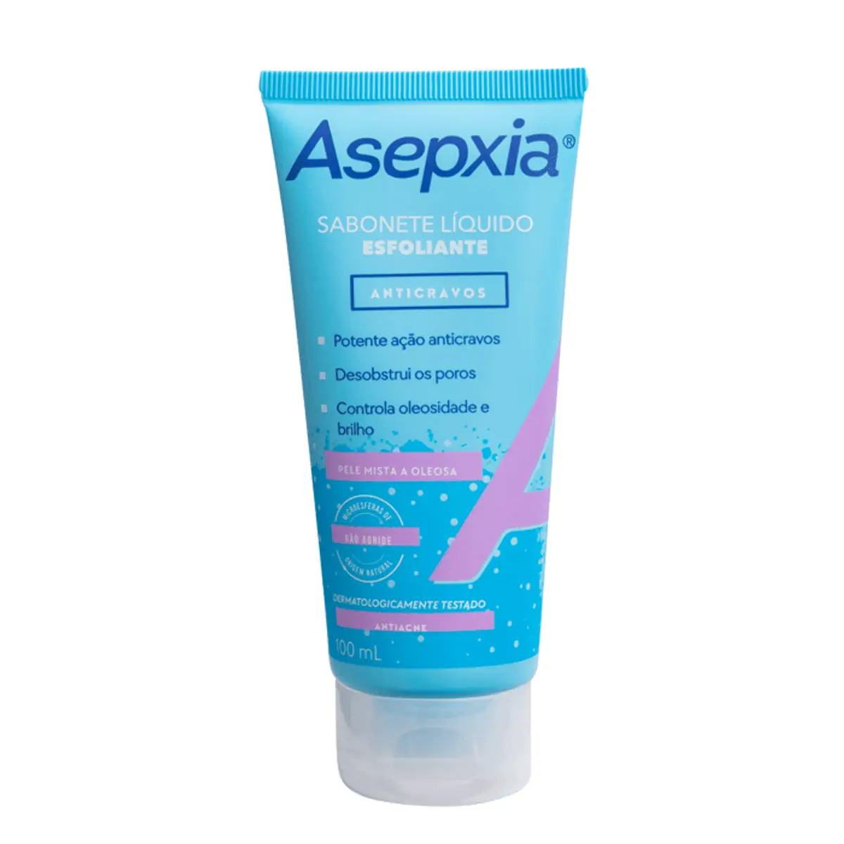SABONETE LIQUIDO ESFOLIANTE ASEPXIA 100ML
