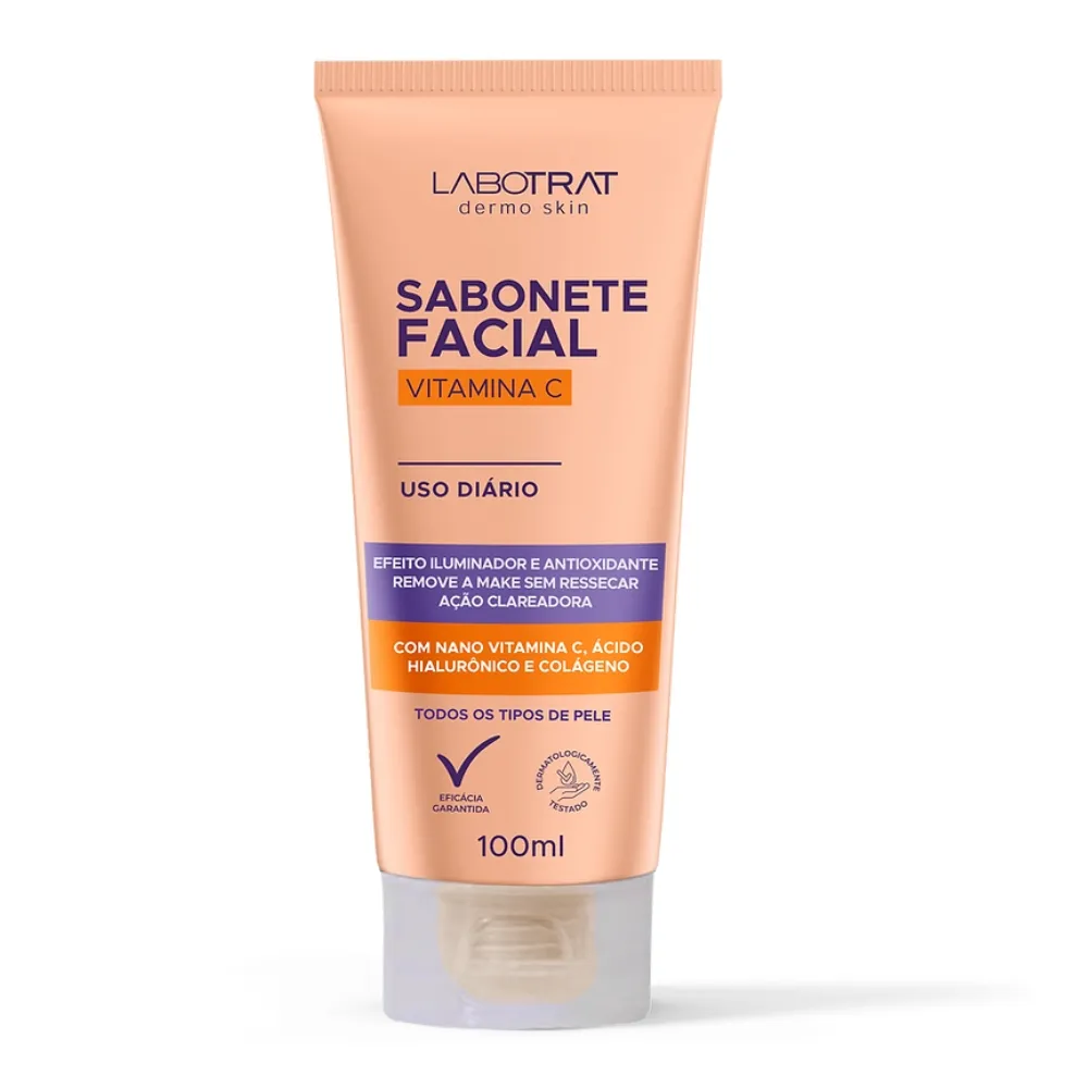 SABONETE LIQUIDO FACIAL LABOTRAT VITAMINA C 100ML