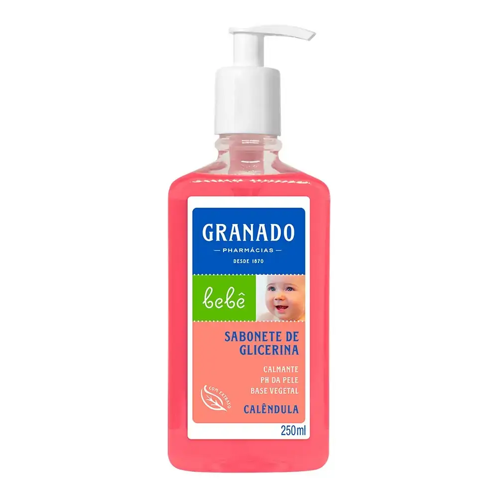 SABONETE LIQUIDO GRANADO BEBE CALENDULA 250ML